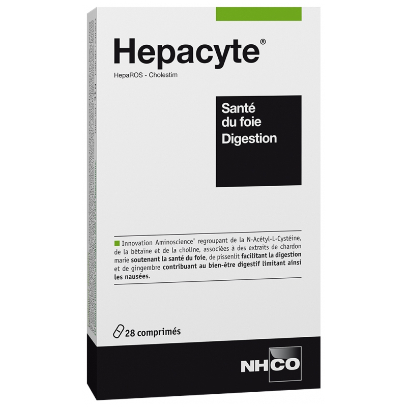 NHCO Hepacyte Santé du Foie Digestion - 28 Comprimés