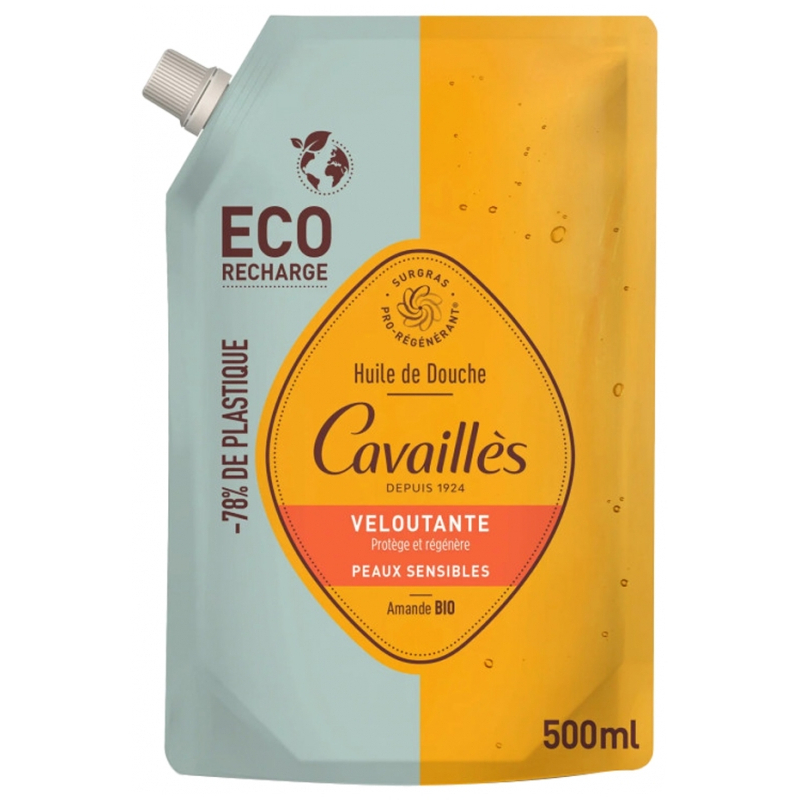 Cavaillès Rogé Cavaillès Huile de Douche Veloutante Éco-Recharge - 500 ml