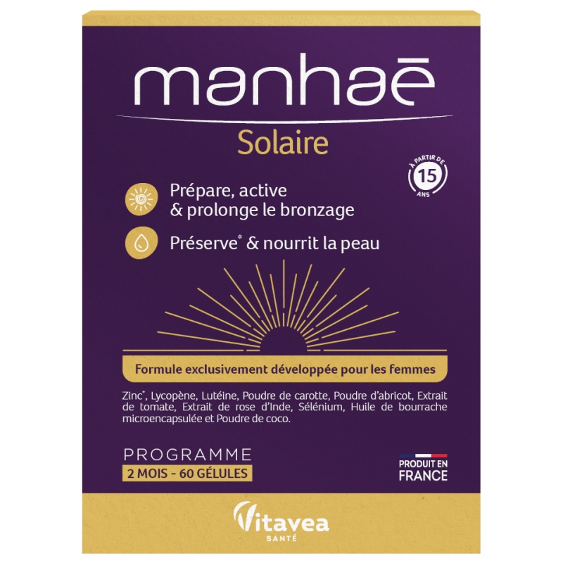 Vitavea Manhaé Solaire - 60 Gélules