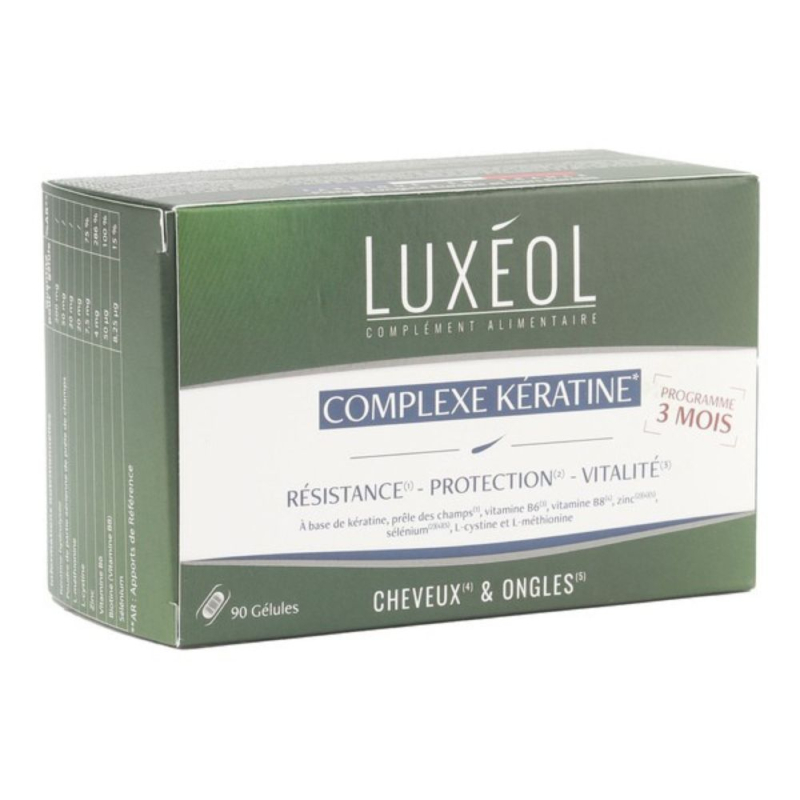 Luxéol Complexe Kératine gélules - 90 gélules 