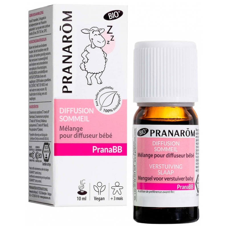 Pranarôm PranaBB Mélange pour Diffuseur Sommeil Bio - 10 ml