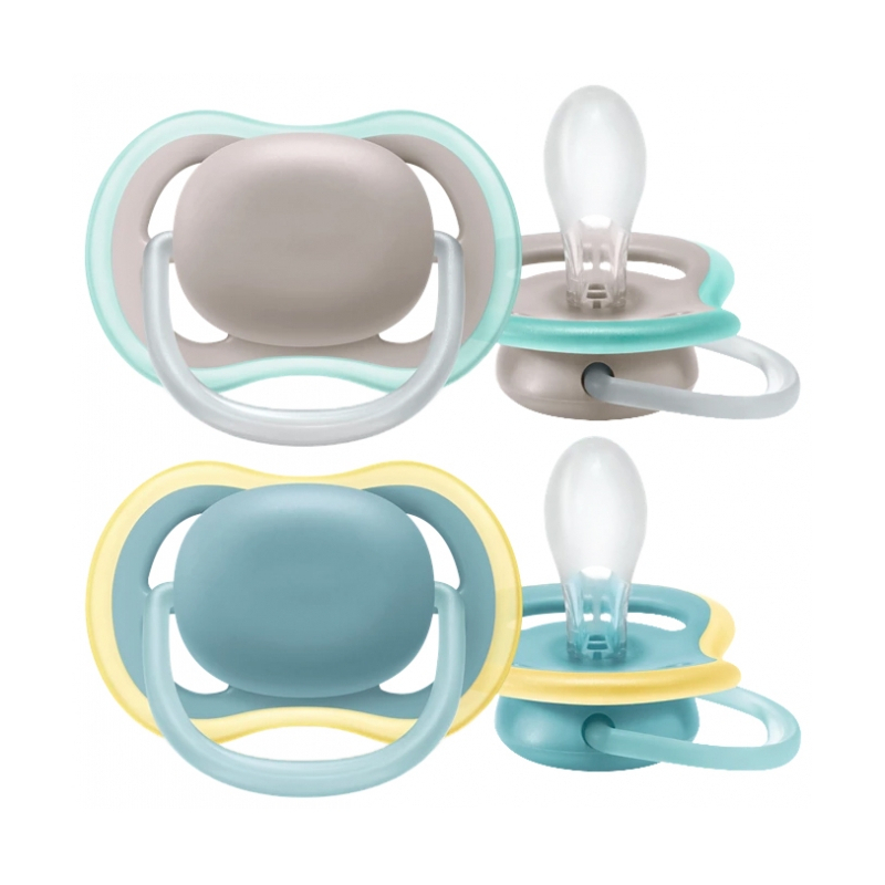 Avent Ultra Air Sucettes Orthodontiques Silicone 18 Mois et + - 2 unités 