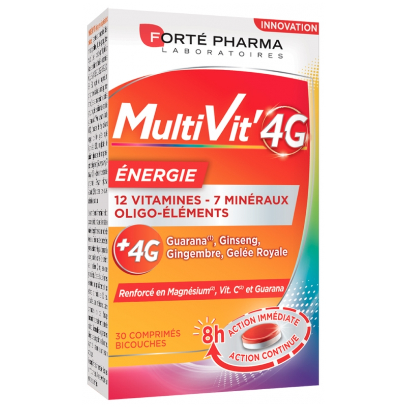 Forté Pharma MultiVit'4G Energie - 30...