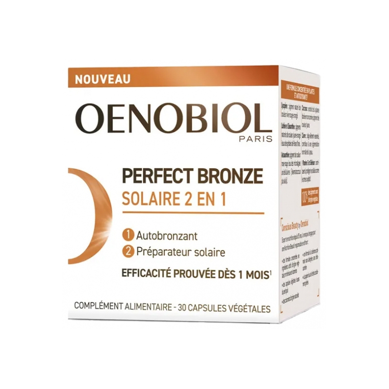 Oenobiol Perfect Bronze Solaire 2en1 - 30 Capsules