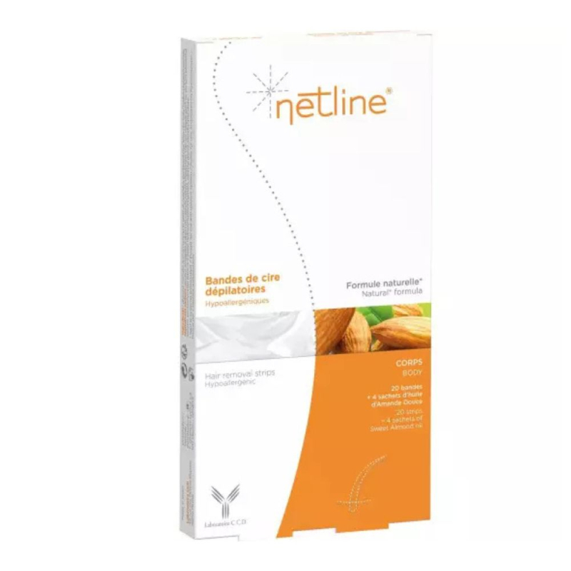 Netline Bande cire froide corps - 20 unités