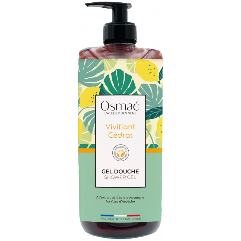 Osmaé Gel Douche Vivifiant Cédrat - 1 L