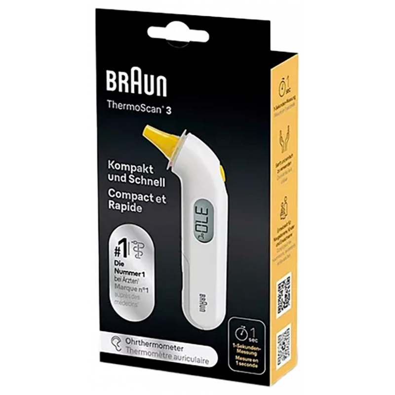 Braun Thermoscan 3 IRT 3030 - 1 unité 