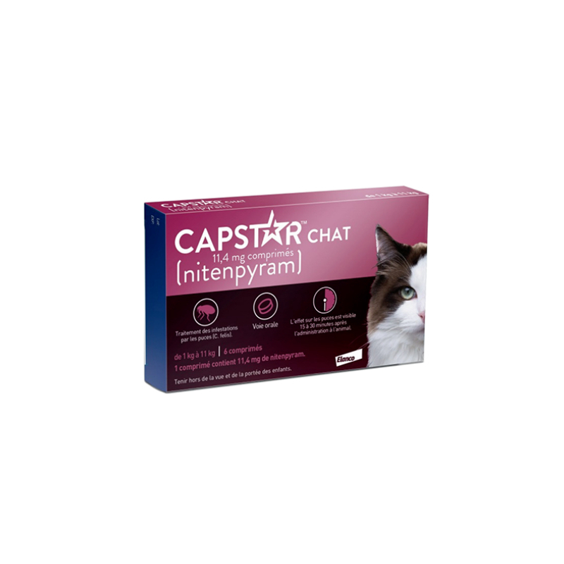 Elanco Capstar anti-puces 11,4mg Chat...