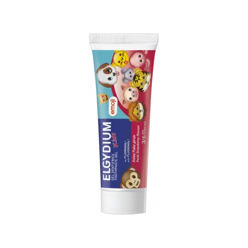 Elgydium Kids Gel Dentifrice 3/6 Ans  Arôme : Fraise Givrée - 50 ml