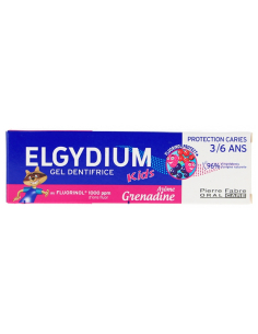 Elgydium Kids Gel Dentifrice Protection Caries 3/6 Ans - 50 ml