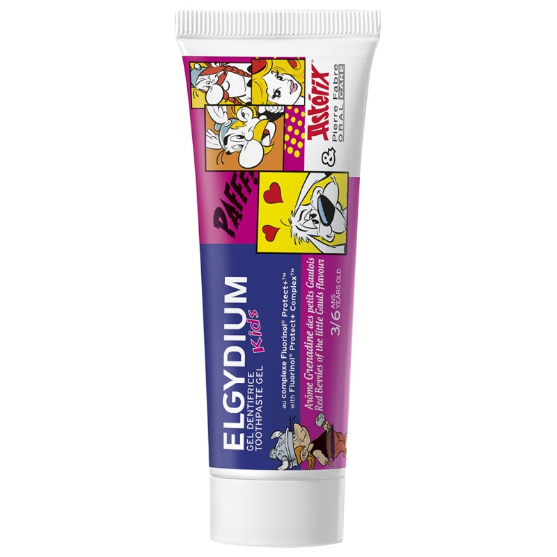 Elgydium Kids Gel Dentifrice 3/6 Ans Arôme : Grenadine - 50ml