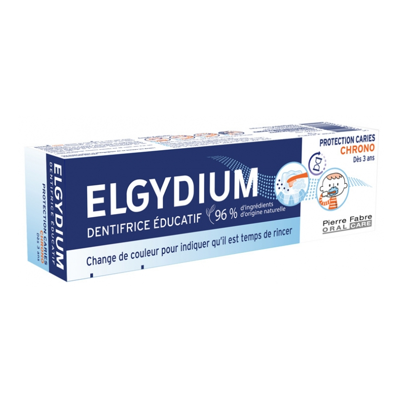Elgydium Dentifrice Éducatif Protection Caries Chrono - 50 ml