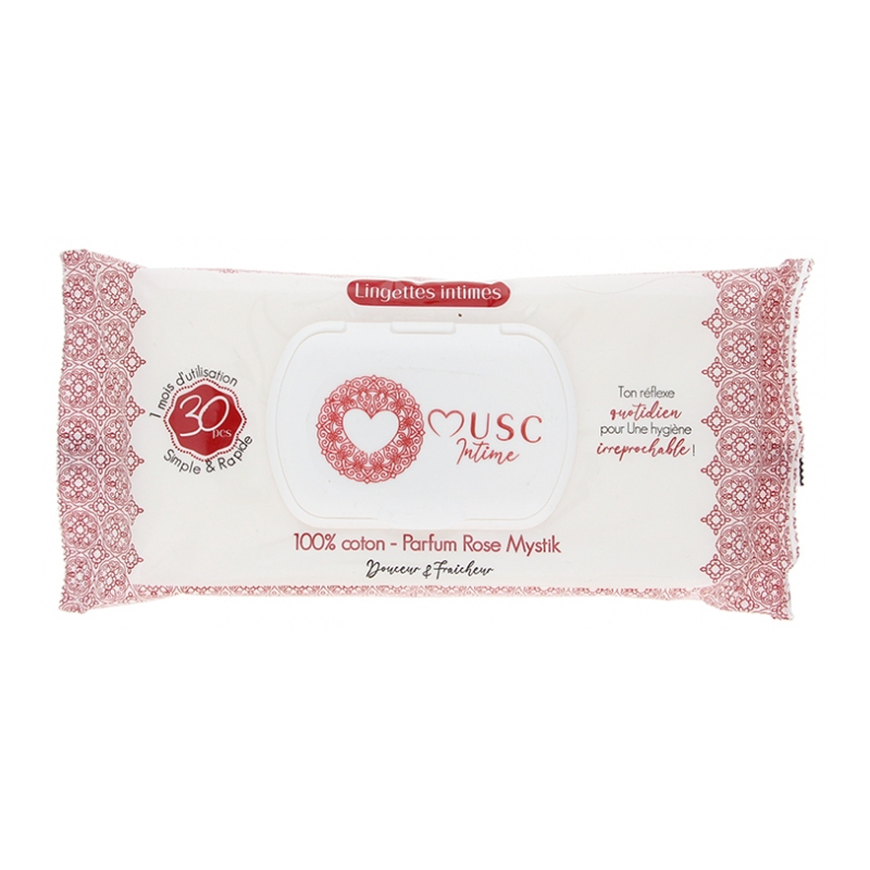Musc Intime Lingettes Intimes Rose...