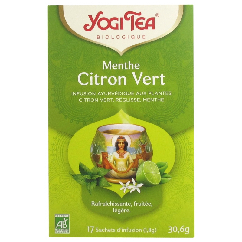 Yogi Tea Menthe Citron Vert Bio - 17...