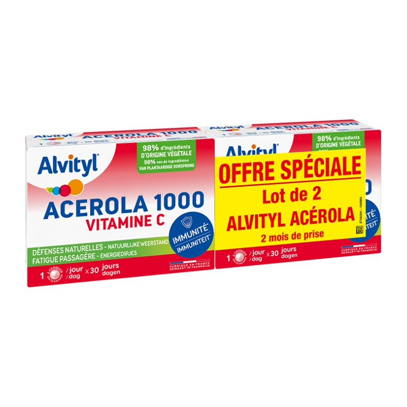 Alvityl Acérola 1000 Vitamine C - Lot...