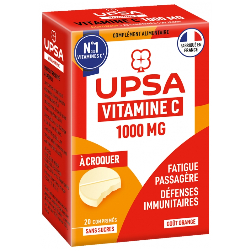 UPSA Vitalité Vitamine C 1000 mg - 20...