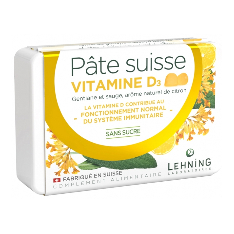 Lehning Pâte Suisse Vitamine D3 - 40...
