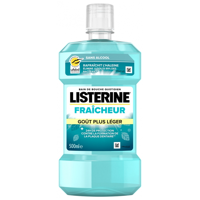 Listerine Fraîcheur bain de bouche -...