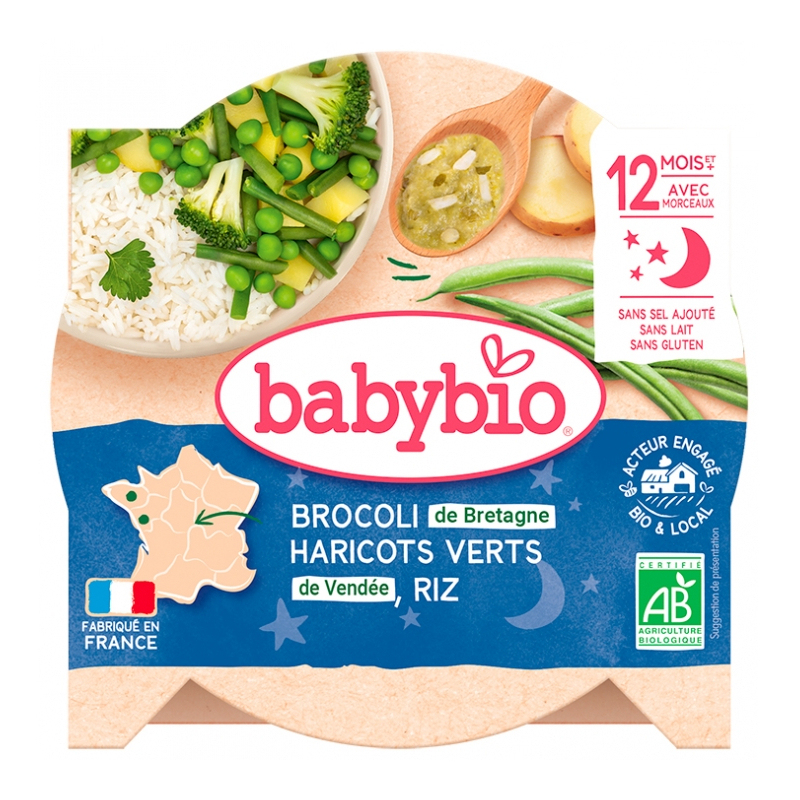 Babybio Bonne Nuit Délice de Brocoli...