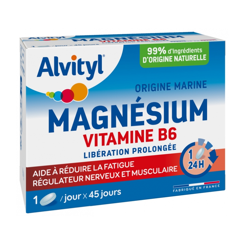 Alvityl Magnésium Vitamine B6 - 45 Comprimés