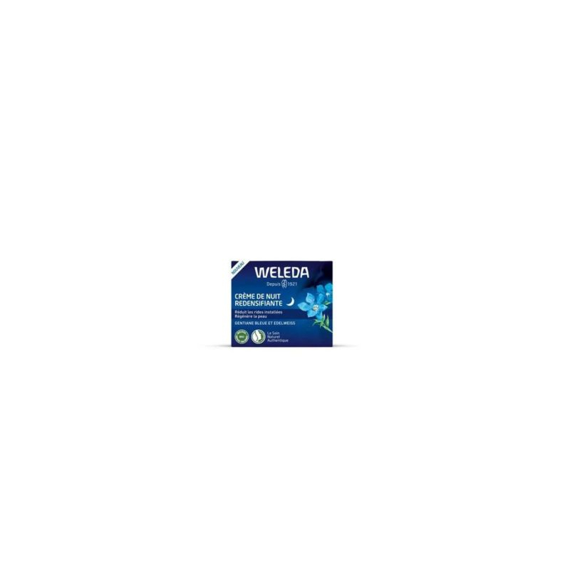 Weleda Crème de Nuit Redensifiante Gentiane Bleue et Edelweiss - 40 ml