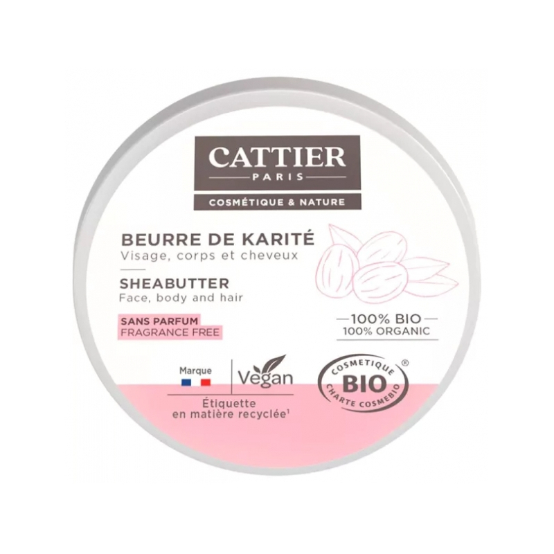 Cattier Beurre de Karité 100% Bio - 20 g