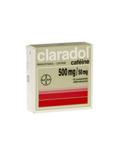 CLARADOL 500MG CAFEINE