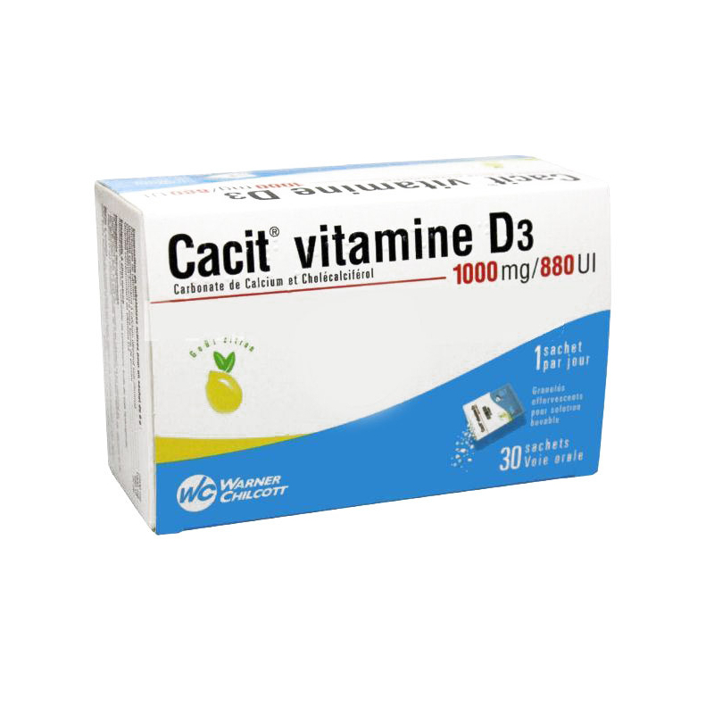 CACIT VITAMINE D3 1000 MG/ 880 UI 