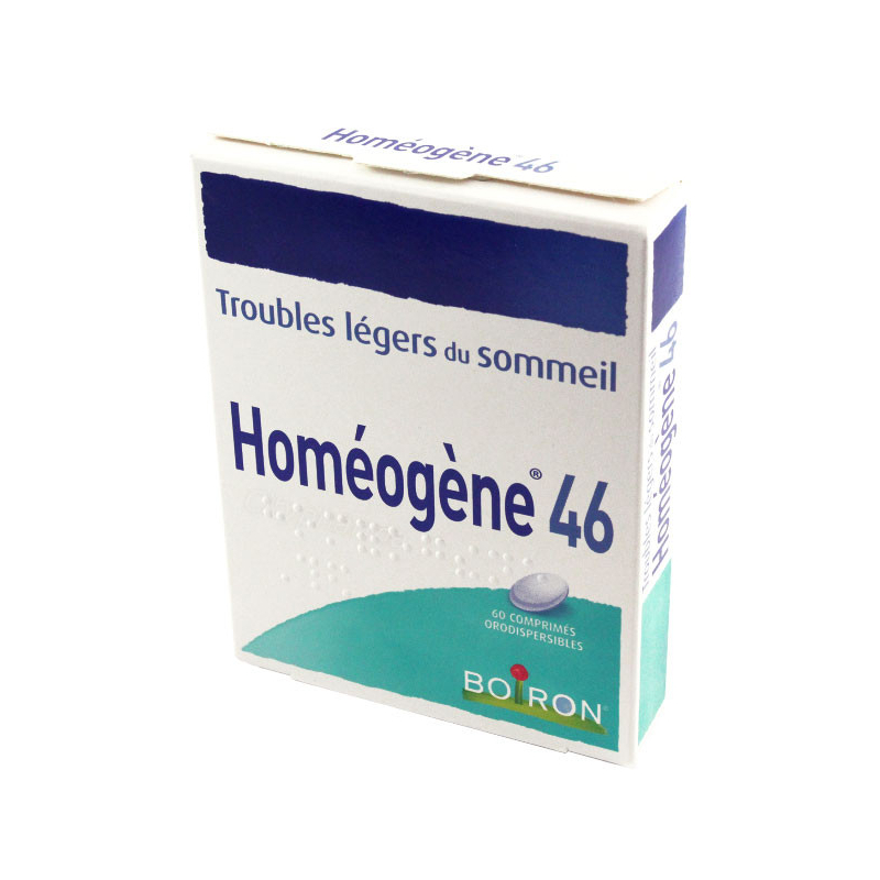 HOMEOGENE 46 TROUBLES LEGERS DU SOMMEIL BOIRON