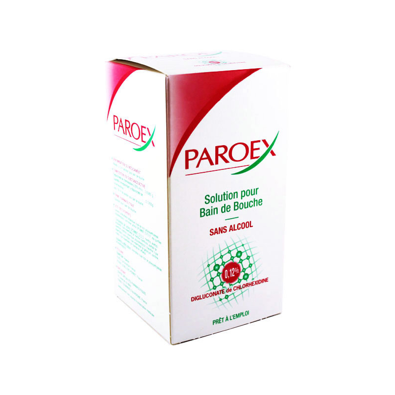 PAROEX 0,12% BAIN DE BOUCHE SANS ALCOOL